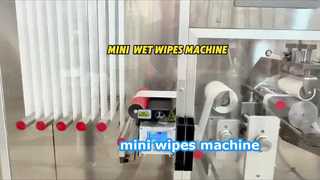 Γραμμή παραγωγής 8 τμχ Τσάντα Mini Wet Wipes With Slittings