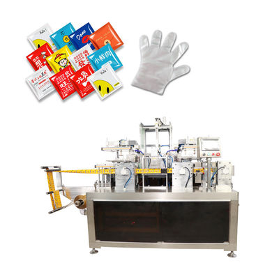 Ποιότητα  Automatic Packaging Folding And Sealing Machine Aesthetics PE Gloves Εργοστάσιο