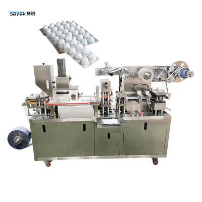 Ποιότητα  380V Thailand Alcohol Cotton Ball Blister Packing Machine Flat Plate Type Εργοστάσιο