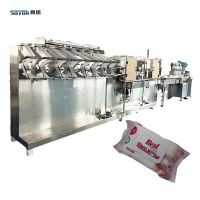 Good price 300 - 400 Cut High Productivity Wet Wipes Packing Machine Για συσκευασία 30-120 τεμαχίων σε απευθείας σύνδεση