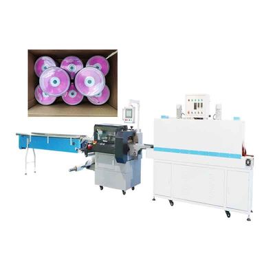 Good price 5.5KW η υψηλή ταχύτητα συρρικνώνεται τη συλλογική συσκευασία κιβωτίων δίσκων μηχανών τυλίγματος 380V σε απευθείας σύνδεση