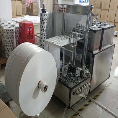 Εργαστήριο συσκευασίας με τετράπλευρη σφραγίδα από σύνθετο φιλμ χαρτιού AL με διαχωριστικό αλκοόλ