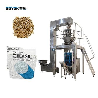 2.5KG Bean Curd Mixed With Cat Litter Automatic Weighing VFFS Vacuum Packaging Solution For Easy Storage